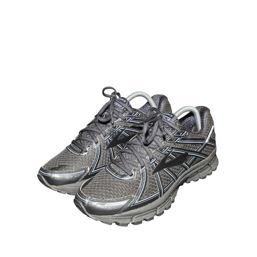 Brooks Adrenaline GTS 17 Mens Running Shoes Black Grey 1202311B068 Size 10 - Picture 1 of 9